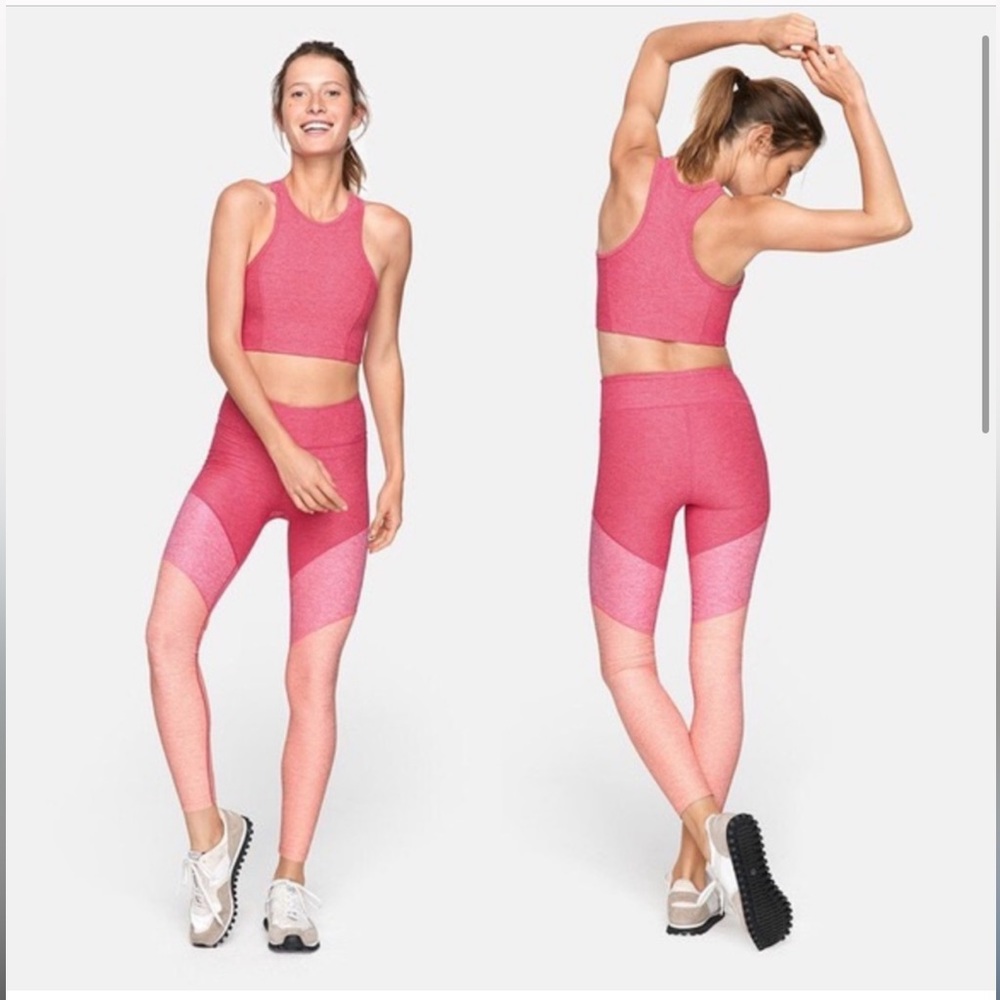 Outdoor Voices Pink Colorblock Set